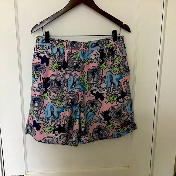 Vineyard Vines Mens Swim Trunks Size Large Mermaid Print - Picture 1 of 7